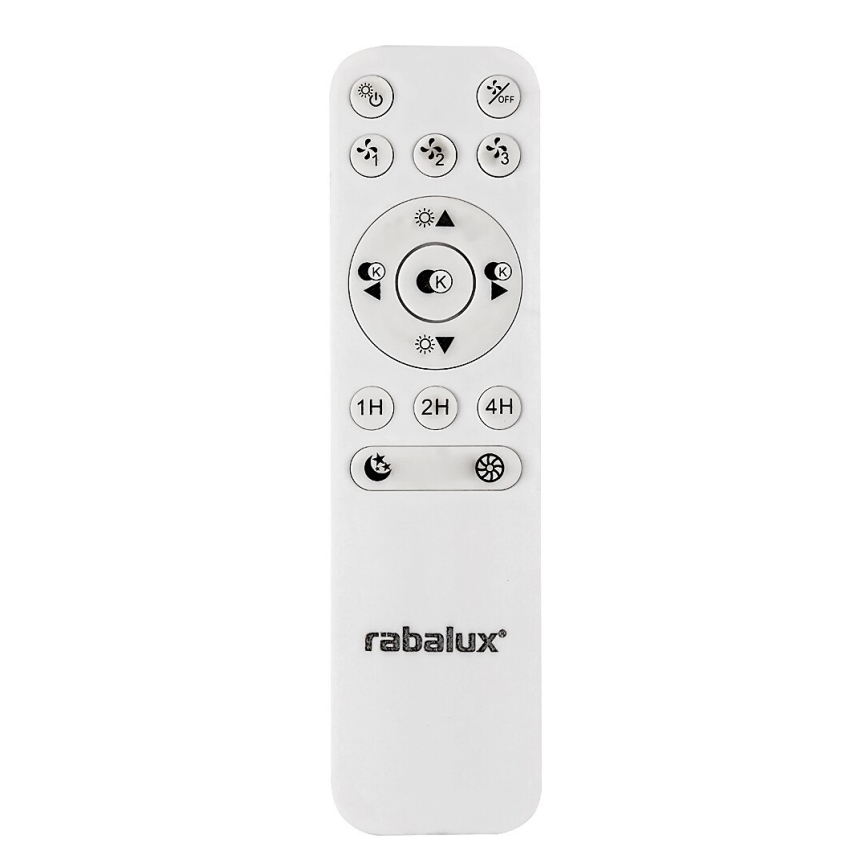 Rabalux - LED Zatemnitvena stropna svetilka z ventilatorjem LED/40W/230V 3000-6500K + Daljinski upravljalnik