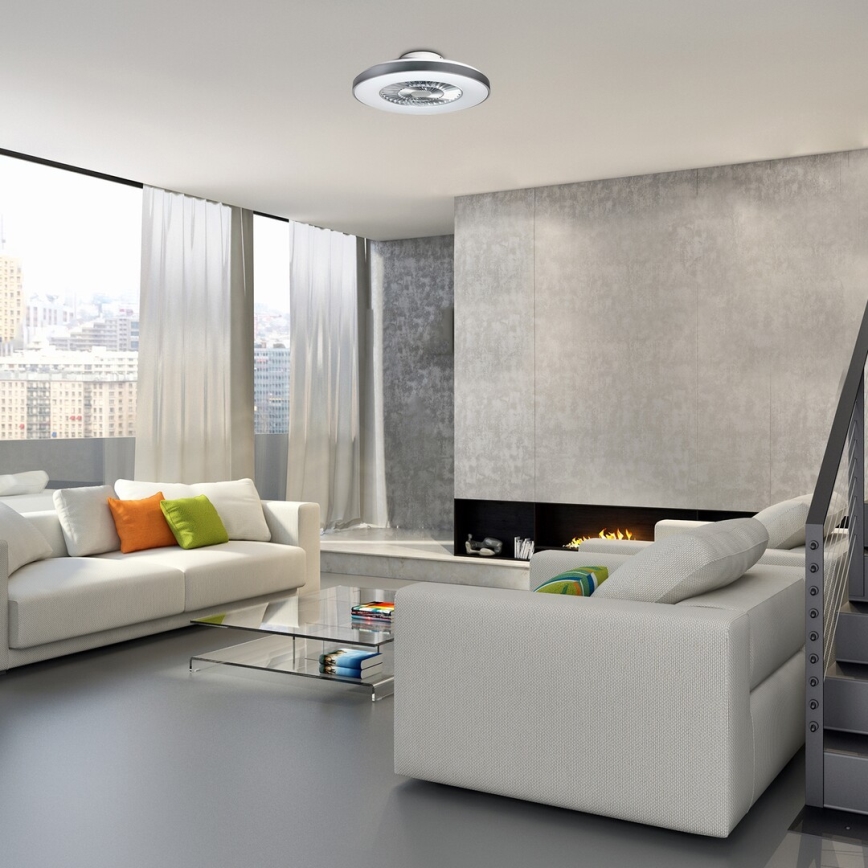 Rabalux - LED Zatemnitvena stropna svetilka z ventilatorjem LED/40W/230V 3000-6500K + Daljinski upravljalnik