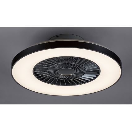 Rabalux - LED Zatemnitvena stropna svetilka z ventilatorjem LED/40W/230V 3000-6500K + Daljinski upravljalnik
