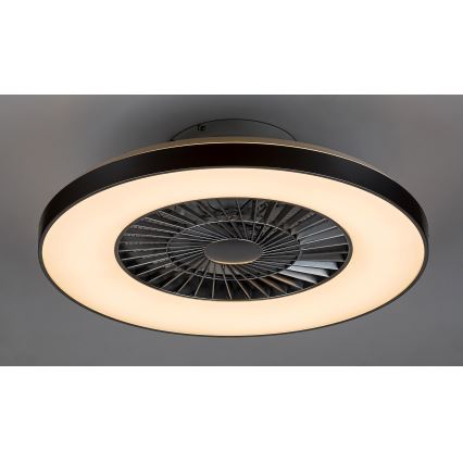 Rabalux - LED Zatemnitvena stropna svetilka z ventilatorjem LED/40W/230V 3000-6500K + Daljinski upravljalnik
