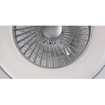 Rabalux - LED Zatemnitvena stropna svetilka z ventilatorjem LED/40W/230V + Daljinski upravljalnik 3000-6500K