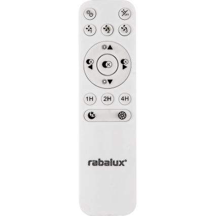 Rabalux - LED Zatemnitvena stropna svetilka z ventilatorjem LED/40W/230V 3000-6500K + Daljinski upravljalnik