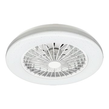 Rabalux - LED Zatemnitvena stropna svetilka z ventilatorjem LED/48W/230V 3000-6500K + Daljinski upravljalnik