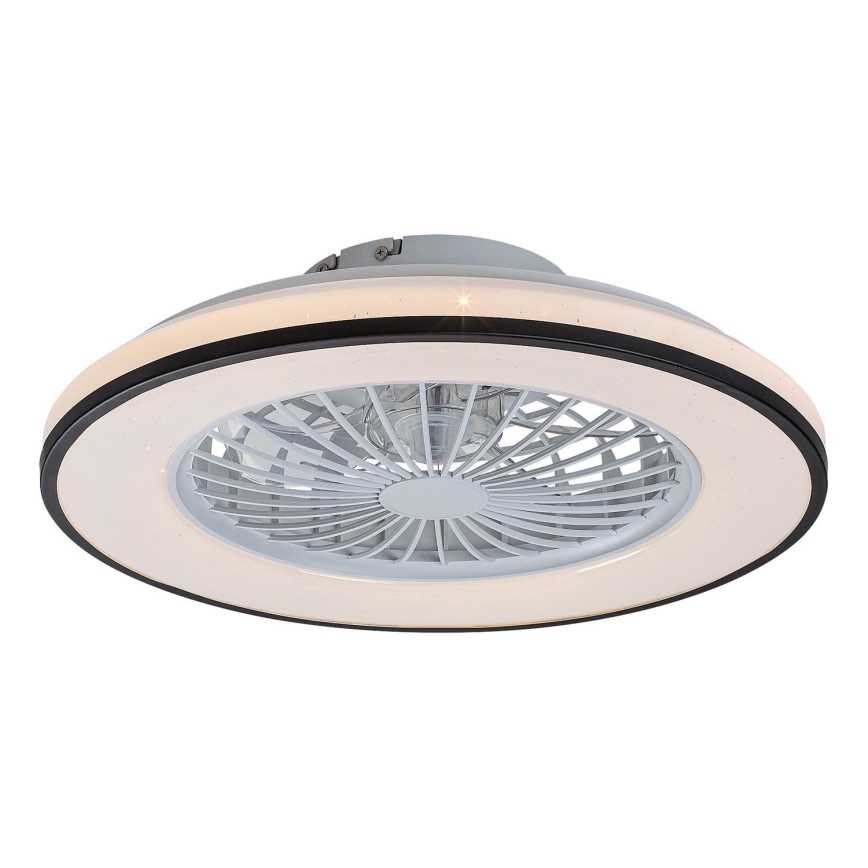 Rabalux - LED Zatemnitvena stropna svetilka z ventilatorjem LED/48W/230V 3000-6500K + Daljinski upravljalnik