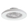 Rabalux - LED Zatemnitvena stropna svetilka z ventilatorjem LED/48W/230V 3000-6500K + Daljinski upravljalnik