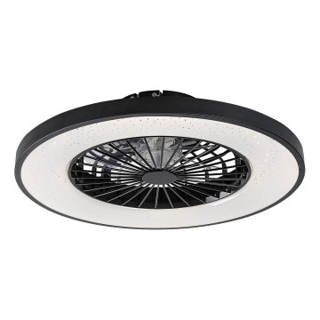 Rabalux - LED Zatemnitvena stropna svetilka z ventilatorjem LED/72W/230V 3000-6500K + Daljinski upravljalnik