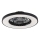 Rabalux - LED Zatemnitvena stropna svetilka z ventilatorjem LED/72W/230V 3000-6500K + Daljinski upravljalnik