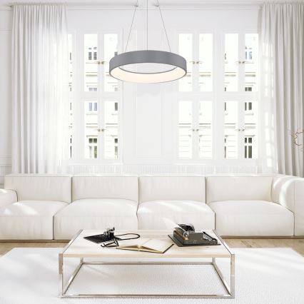 Rabalux - LED Zatemnitveni lestenec na vrvici LED/24W/230V okrogel 3000-6000K + Daljinski upravljalnik