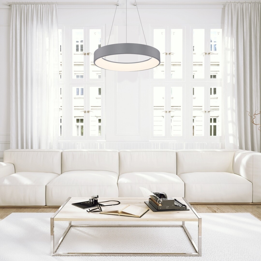 Rabalux - LED Zatemnitveni lestenec na vrvici LED/24W/230V okrogel 3000-6000K + Daljinski upravljalnik