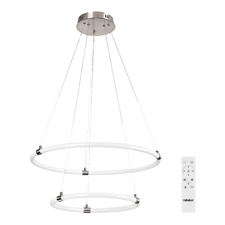 Rabalux - LED Zatemnitveni lestenec na vrvici LED/55W/230V + Daljinski upravljalnik