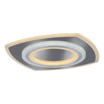 Rabalux - LED zatemnjevalna stropna svetilka LED/60W/230V 3000/4000/6000K matiran krom + daljinski upravljalnik 48x48 cm