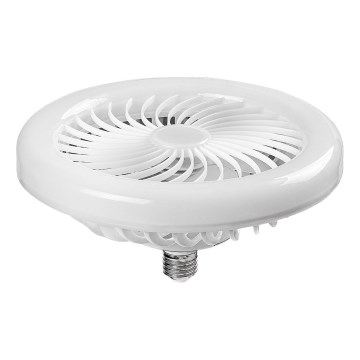Rabalux - LED zatemnjevalna žarnica z ventilatorjem SMD E27/16W/230V 3000-6500K + daljinski upravljalnik