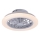 Rabalux - LED zatemnjiva stropna svetilka z ventilatorjem LED/24W/230V 3000-6500K + z daljinskim upravljalnikom