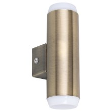 Rabalux - LED Zunanja Stenska svetilka 2xLED/4W/230V IP44 bronasta