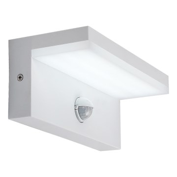 Rabalux - LED Zunanja stenska svetilka s senzorjem LED/9W/230V 2700/4000/6500K IP54 bela