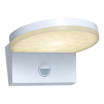 Rabalux - LED Zunanja stenska svetilka s senzorjem LED/9W/230V 2700/4000/6500K IP54 bela