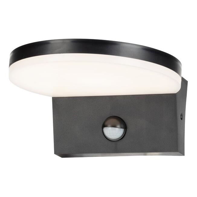 Rabalux - LED Zunanja stenska svetilka s senzorjem LED/9W/230V 2700/4000/6500K IP54 črna