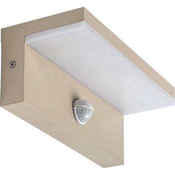 Rabalux - LED Zunanja stenska svetilka s senzorjem LED/9W/230V IP54 bež