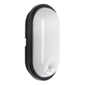 Rabalux - LED zunanja stropna svetilka s senzorjem LED/15W/230V IP65 črna