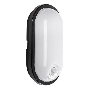 Rabalux - LED zunanja stropna svetilka s senzorjem LED/15W/230V IP65 črna