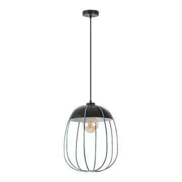 Rabalux - Lestenec na vrvici 1xE27/60W/230V črna/modra