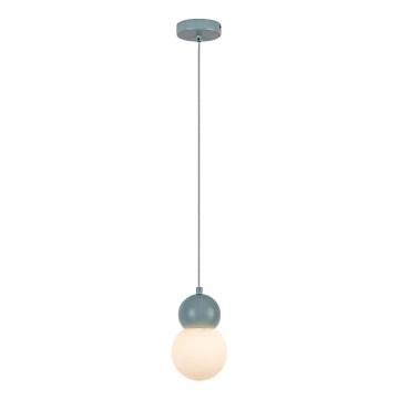Rabalux - Lestenec na vrvici 1xG9/38W/230V modra