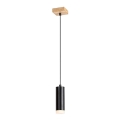 Rabalux - Lestenec na vrvici 1xGU10/5W/230V hrast