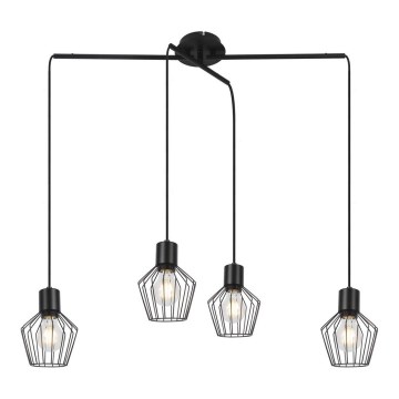 Rabalux - Lestenec na vrvici 4xE27/40W/230V