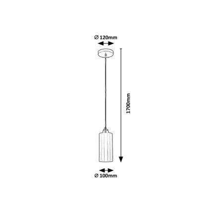 Rabalux - Lestenec na vrvici E27/40W/230V