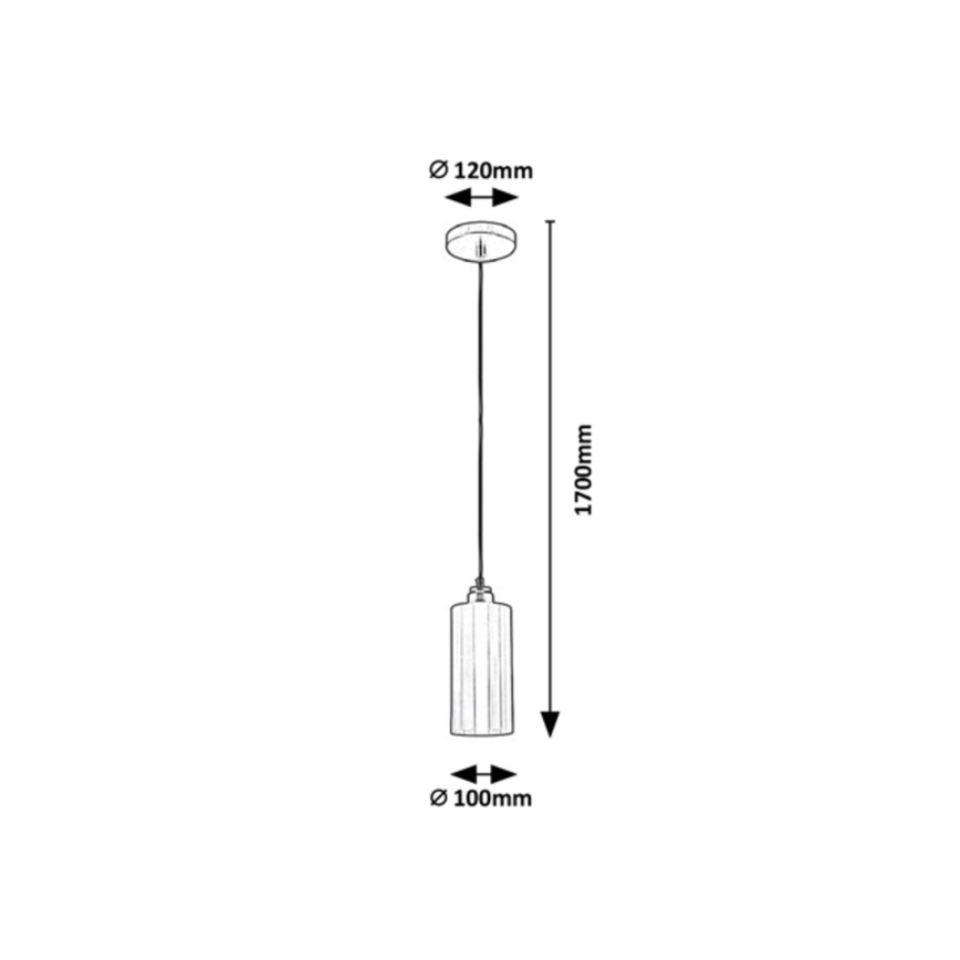 Rabalux - Lestenec na vrvici E27/40W/230V