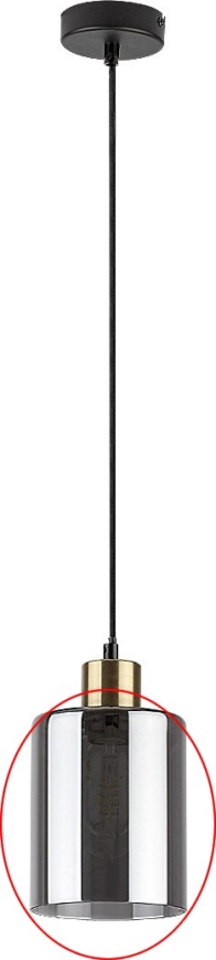 Rabalux - Nadomestno steklo E27 Ø 13 cm
