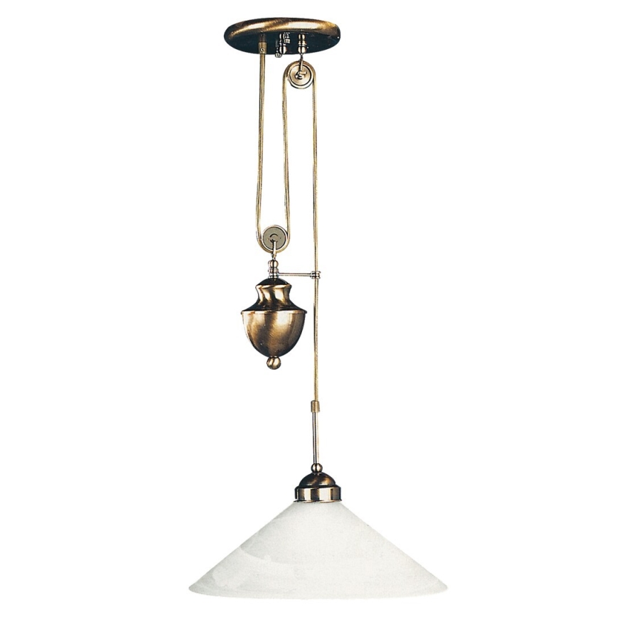 Rabalux - Nadomestno steklo za lestenec MARIAN E27 pr. 39 cm bela