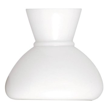 Rabalux - Nadomestno steklo za lestenec, namizno svetilko in stensko svetilko E27 pr. 15 cm bela