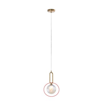 Rabalux - Nadomestno steklo za lestenec ROSEHIP G9 Ø 15 cm