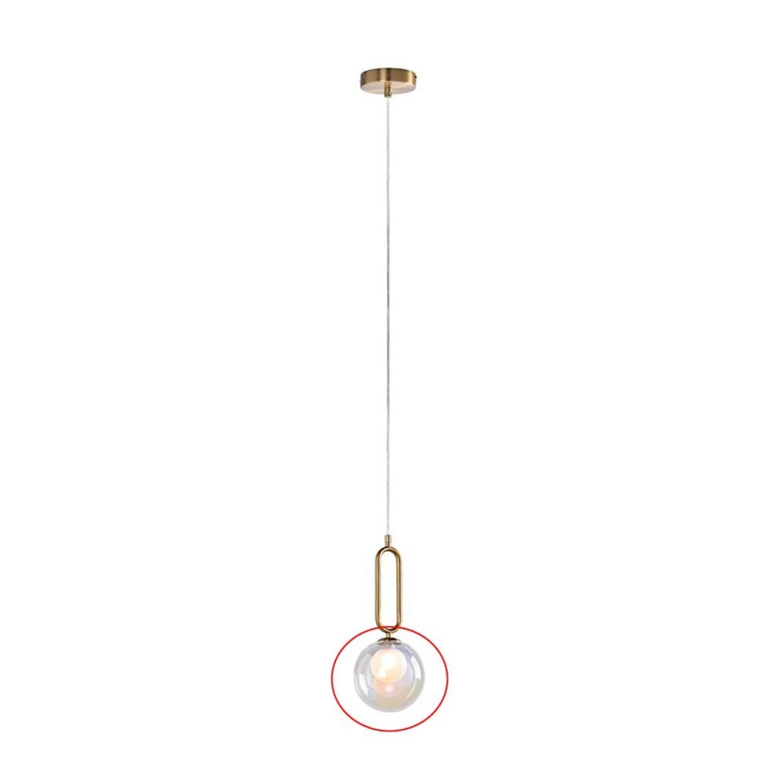 Rabalux - Nadomestno steklo za lestenec ROSEHIP G9 Ø 15 cm