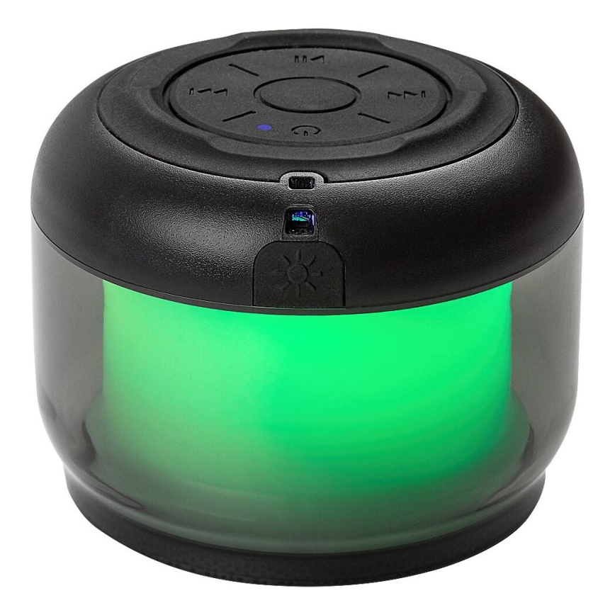 Rabalux - RGB Namizna svetilka z zvočnikom RGB/3W/3,7V 500mAh