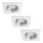 Rabalux - SET 3x LED Kopalniška vgradna svetilka 1xGU10/3W/230V IP44