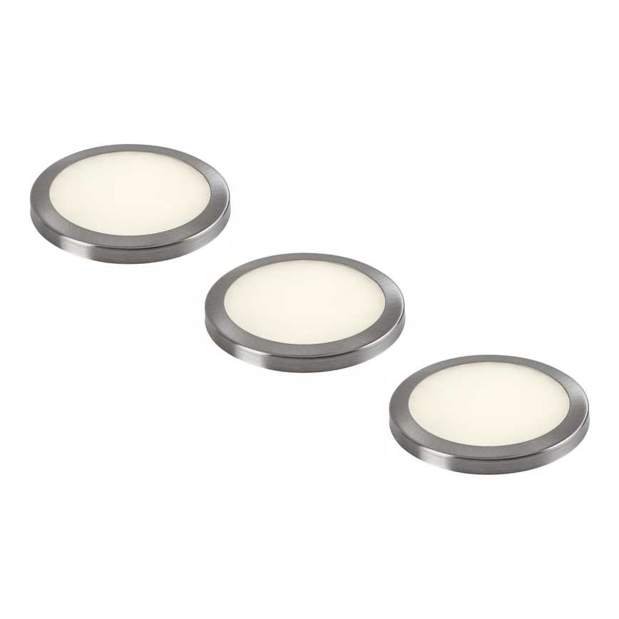 Rabalux - SET 3x LED Zatemnitvena kabinetna razsvetljava 3xLED/1W/230V 4000K