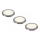 Rabalux - SET 3x LED Zatemnitvena kabinetna razsvetljava 3xLED/1W/230V 4000K