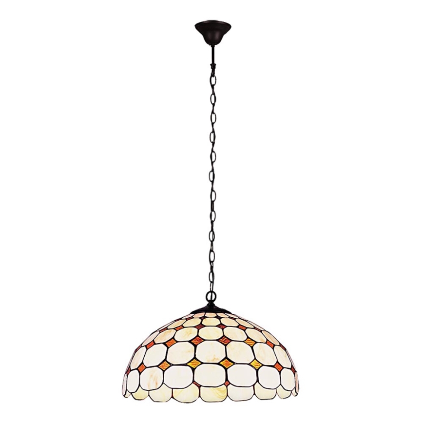 Rabalux - Tiffany Lestenec na verigi 2xE27/60W/230V