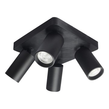 Rabalux - Točkovno svetilo 4xGU10/7W/230V črno