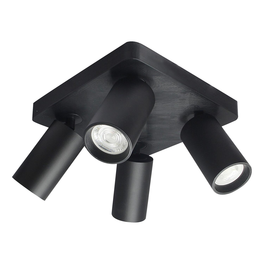 Rabalux - Točkovno svetilo 4xGU10/7W/230V črno