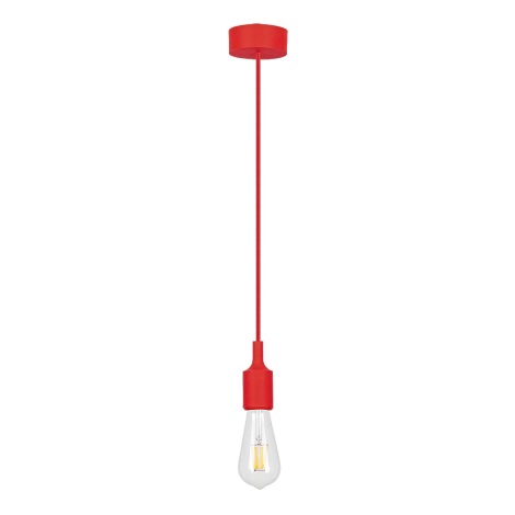 Rabalux - Viseča svetilka E27/40W rdeča