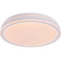 Rabalux - Zatemnjevalna LED stropna svetilka LED/23W/230V 3000-6500K premer 38,5 cm bela + daljinski upravljalnik