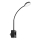 Rabalux - zatemnjevalna stenska LED svetilka LED/4W/230V z USB priključkom za vtičnico, črna