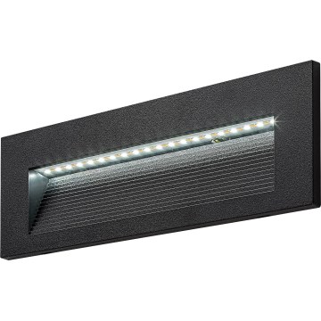 Rabalux - zunanja LED stenska svetilka 6W/230V IP65, črna