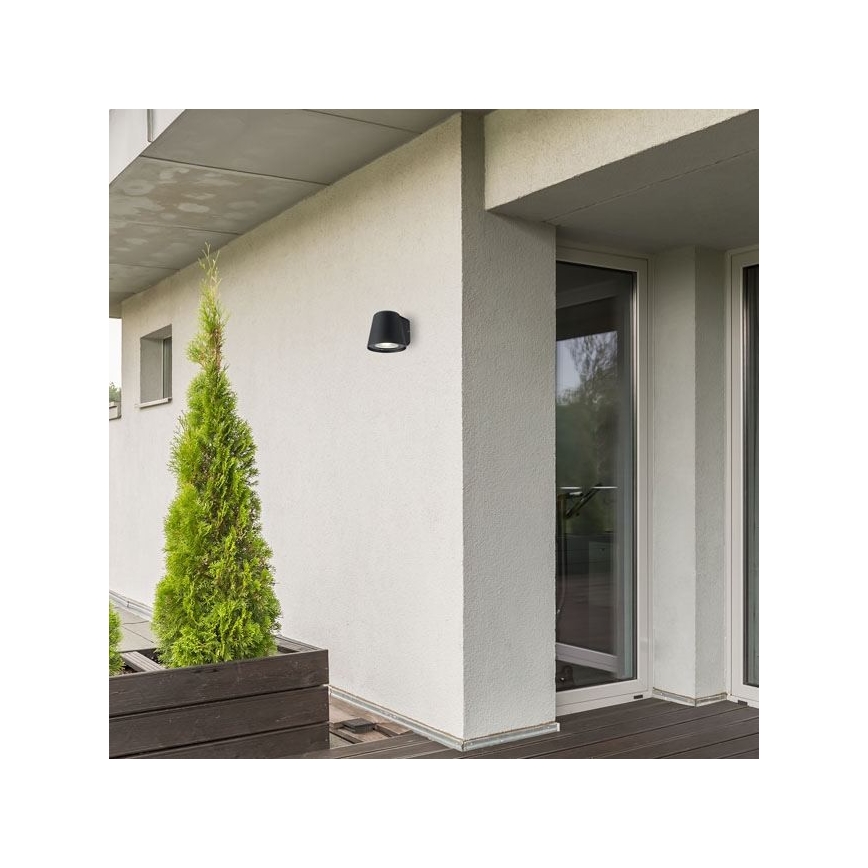 Rabalux - Zunanja stenska svetilka 1xGU10/35W/230V IP54 črna