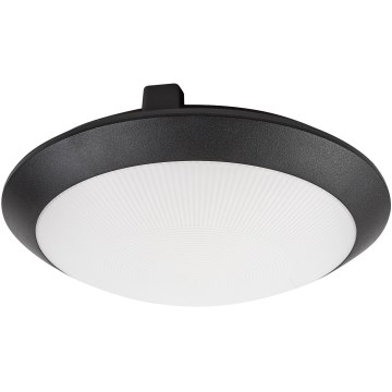 Rabalux - Zunanja stropna svetilka 1xE27/9W/230V IP65 premer 30 cm črna