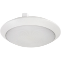 Rabalux - Zunanja stropna svetilka s senzorjem gibanja 1xE27/9W/230V IP65 premer 30 cm bela
