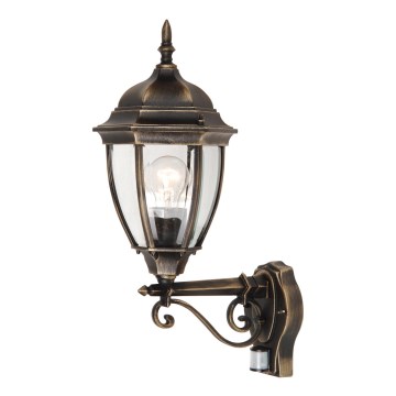 Rabalux - Zunanja svetilka s senzorjem 1xE27/100W/230V IP44